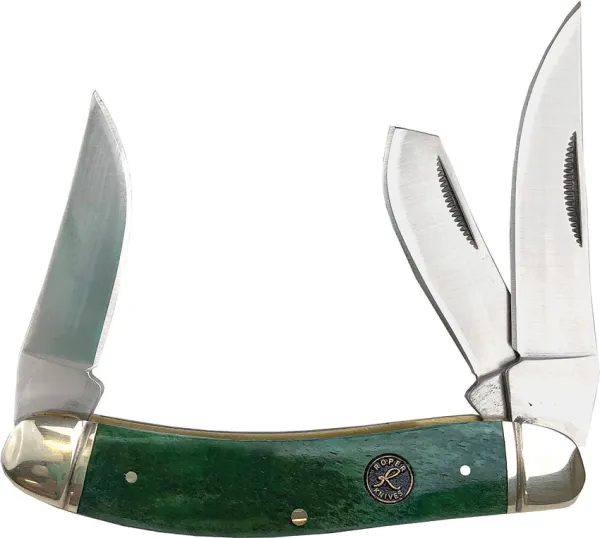 Roper Knives Sowbelly Stockman Green RP0010CGB