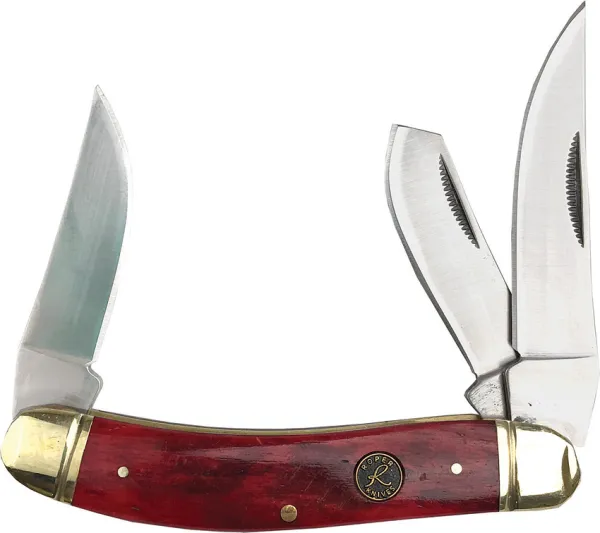 Roper Knives Sowbelly Stockman Red RP0010CRB