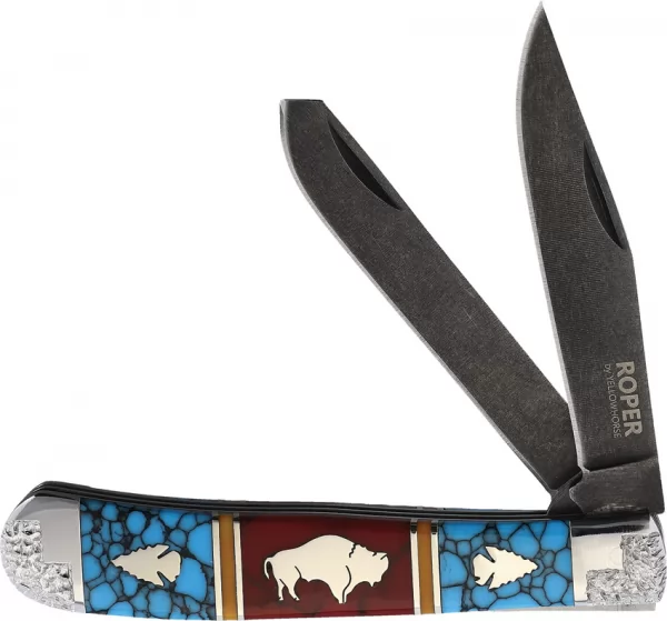 Roper Knives David Yellowhorse Trapper RP410