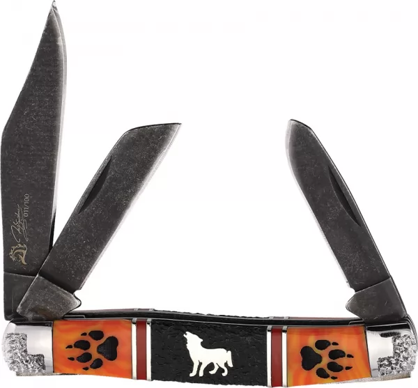 Roper Knives Yellowhorse Wolftrax Stockman RP412