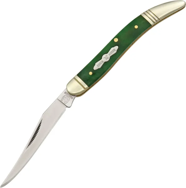 Rough Ryder Baby Toothpick Green Bone knives RR062