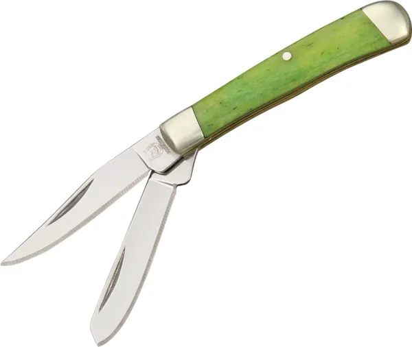 Rough Ryder Tiny Trapper Lime Green knives RR1264