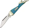 Rough Rider Small Leg Knife Blue Bone - RR1269