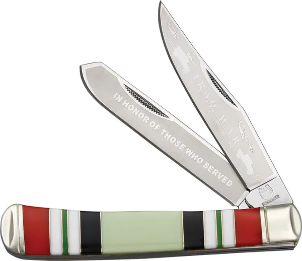 Rough Ryder Iraq War Veteran Trapper knives RR1402