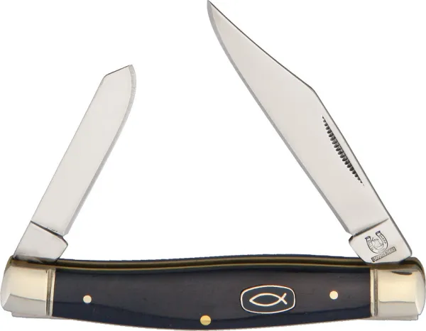 Rough Ryder Ichthys Folder Blue Bone knives RR1456