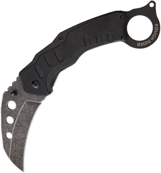 Rough Ryder Karambit Linerlock Black A-O knives RR1540