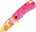 Rough Rider Pink Tie Dyed Linerlock A/O - RR1555