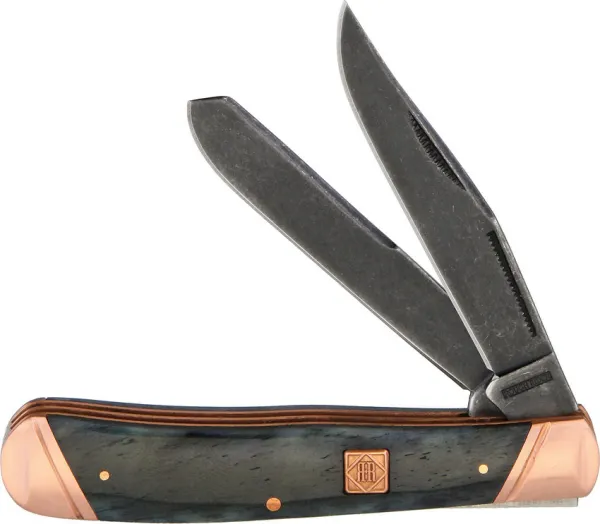 Rough Rider Trapper Copper Bolster knives RR1584