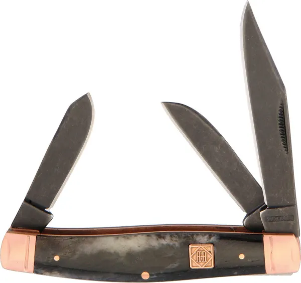 Rough Ryder Copper Bolster Stockman knives RR1586