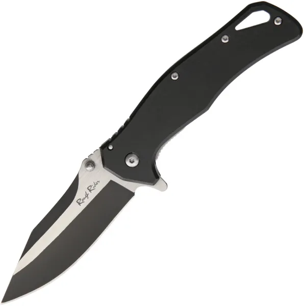 Rough Ryder Black Linerlock A-O knives RR1600