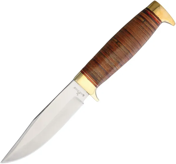 Rough Ryder Hunter Stacked Leather Handle knives RR1637