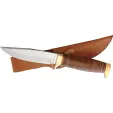 Rough Ryder Hunter Stacked Leather Handle knives RR1637