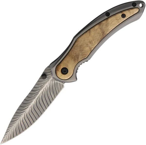 Rough Ryder Framelock Burl Wood knives RR1653