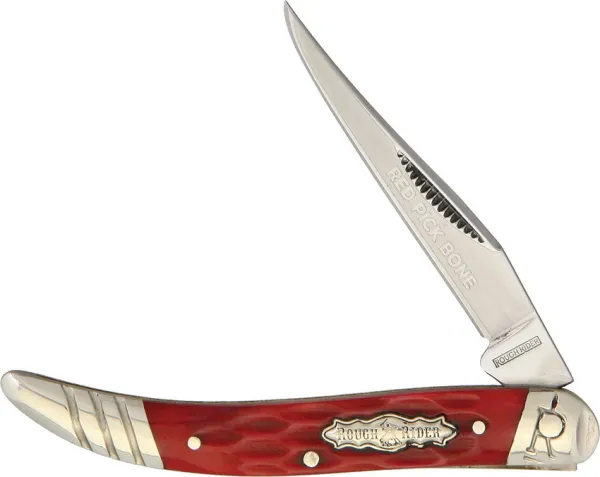 Rough Ryder Red Picked Bone Mini Toothpick knives RR1680