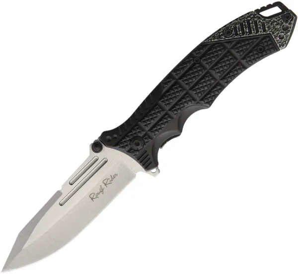 Rough Ryder Linerlock A-O Black Plain knives RR1711