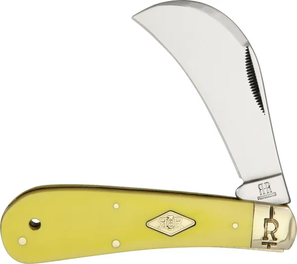 Rough Rider Hawkbill Carbon Yellow knives RR1734