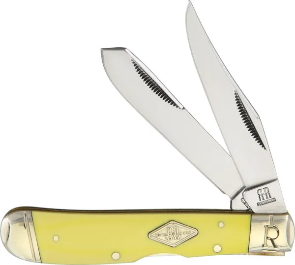Rough Rider Trapper Carbon Yellow knives RR1735