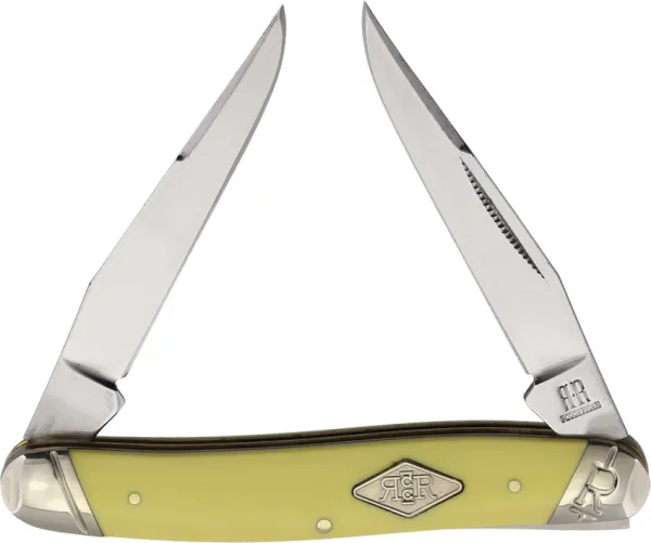 Rough Rider Muskrat Yellow Carbon knives RR1737
