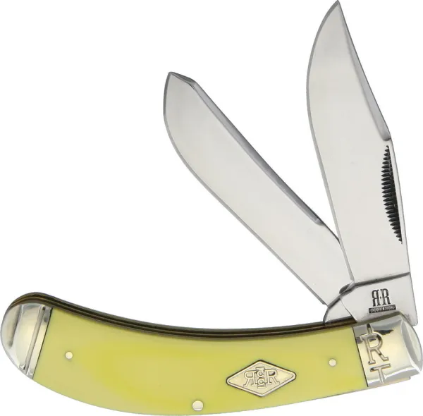 Rough Ryder Trapper Yellow Carbon knives RR1739