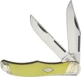 Rough Rider Folding Hunter Carbon Yellow - RR1742