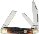 Rough Rider Lg Stockman Brown Stag Bone - RR1799