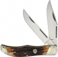 Rough Rider Folding Hunter Brown Stag Bone - RR1804