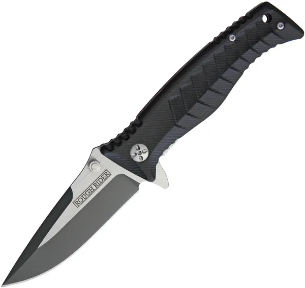 Rough Ryder Linerlock Black G10 knives RR1822