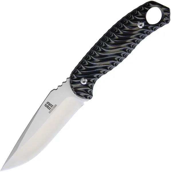 Rough Ryder Fixed Blade Black-Tan knives RR1824