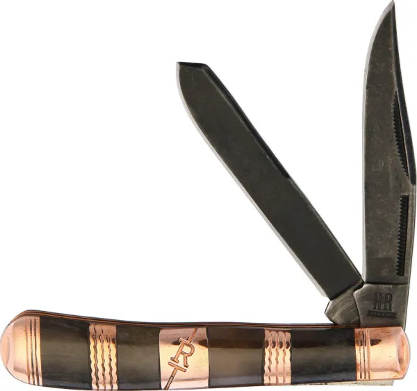 Rough Rider Copper Coil Trapper knives RR1828