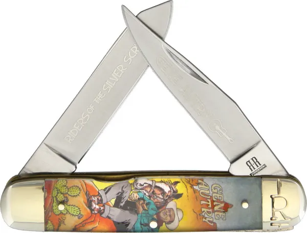 Rough Ryder Moose Gene Autry knives RR1837