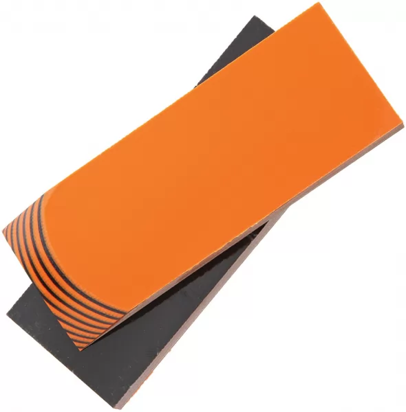 Rough Rider Custom Shop Scales Orange-Blck knives RR1879