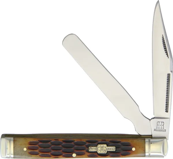 Rough Ryder Doctors Knife Brown Jigged knives RR1904