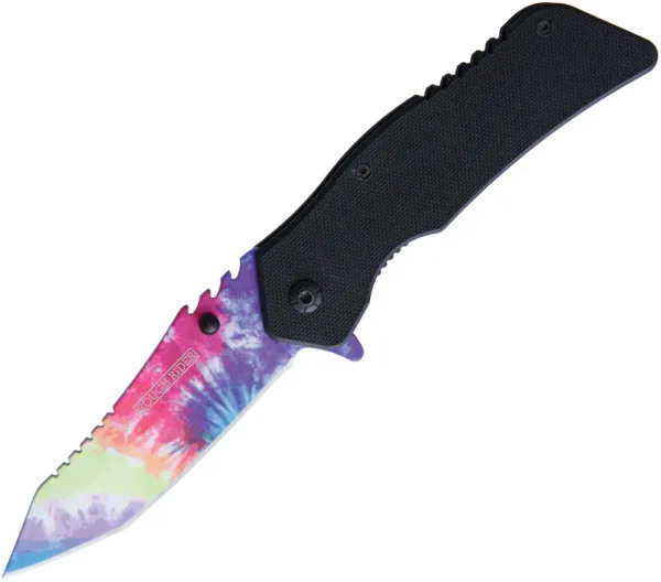 Rough Ryder Tie Dye Linerlock A-O knives RR1910