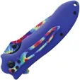 Rough Ryder Tie Dye Linerlock A-O Purple knives RR1911