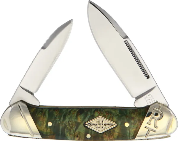 Rough Ryder Canoe Artisan Wood knives RR1963