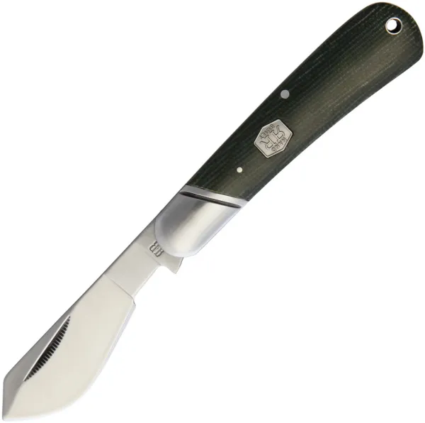 Rough Ryder Cotton Sampler Green Micarta knives RR1992