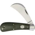 Rough Rider Hawkbill Green Micarta knives RR1993
