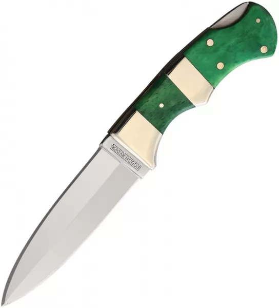 Rough Rider Push Dagger Lockback Green knives RR2000