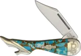 Rough Rider Leg Knife Amber Turquoise - RR2002