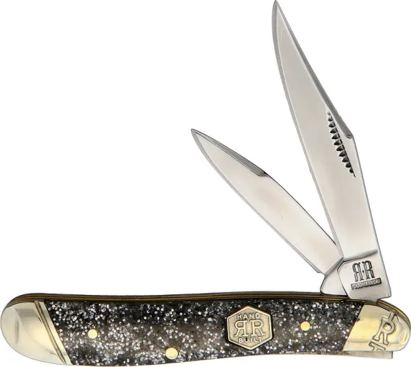 Rough Ryder Silver Sparkle Peanut knives RR2013