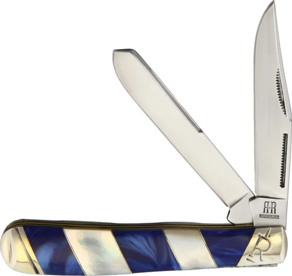 Rough Ryder Blue Ocean Trapper knives RR2021