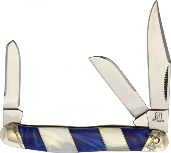 Rough Ryder Stockman Blue Ocean knives RR2024