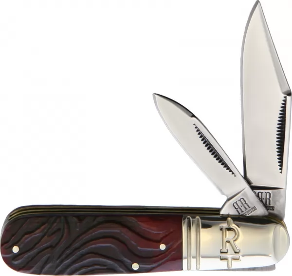 Rough Ryder Barlow Red Worm Groove knives RR2056