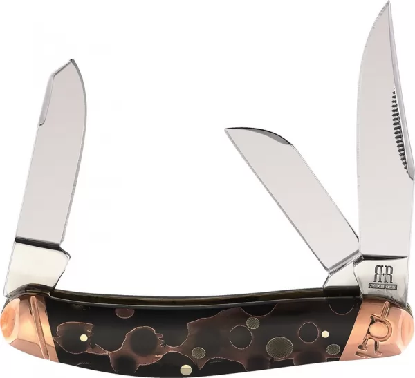 Rough Rider Sowbelly Copper Swirl knives RR2059