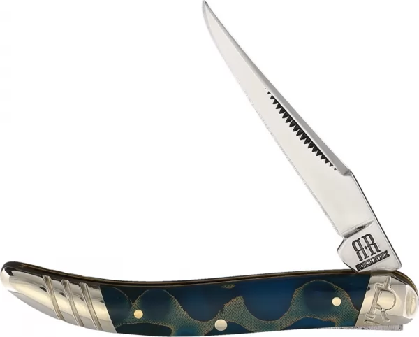 Rough Rider Toothpick Blue Swirl knives RR2070