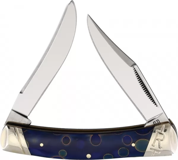 Rough Rider Small Moose Blue Swirl knives RR2075