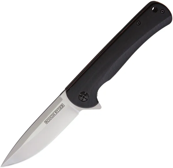 Rough Ryder Linerlock Black G10 knives RR2081