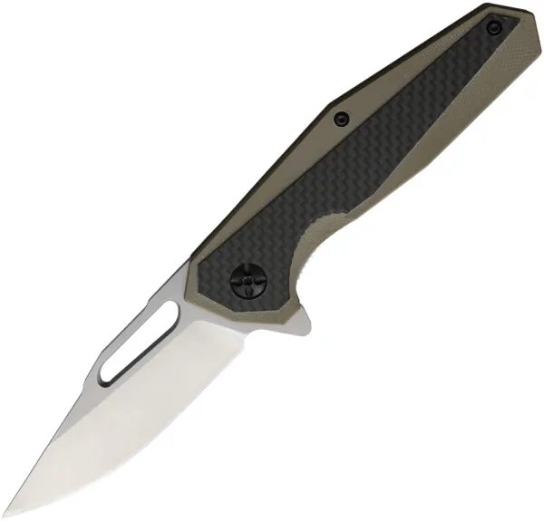 Rough Ryder Linerlock Tan G10-CF knives RR2083