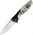 Rough Rider Cowboy Scrimshaw Linerlock A/O - RR2100