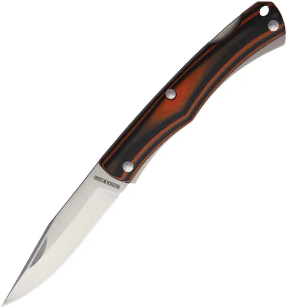 Rough Ryder Lockback Orange-Black knives RR2105